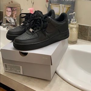 Women’s All Black Air Force Ones ‘07